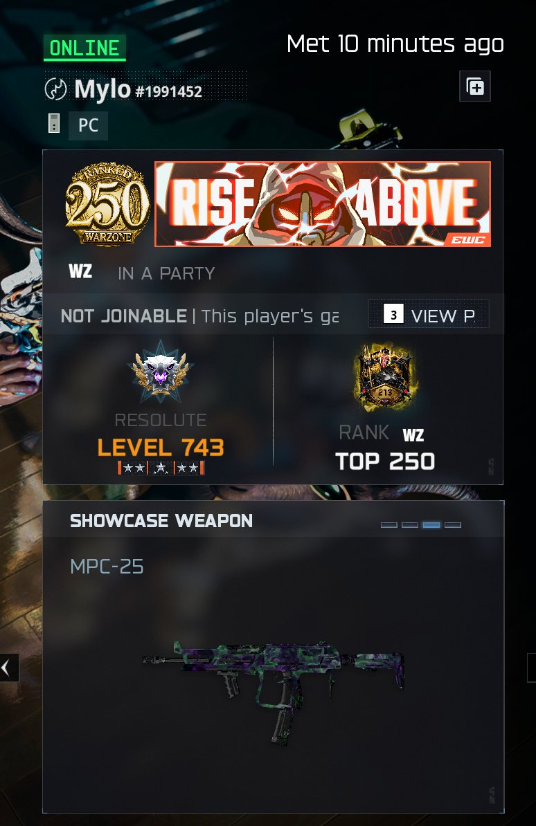 ACTASSITSFcm's tweet photo. Richtofenboss#4593098 Hacker 〄 Mylo#1991452/TOP250 possible hacker hngaming#8167054/TOP250 possible hacker Walling and boosting a Top 250 please ban Them!
Can't keep losing my sr to his rats!!!
@CallofDutyCM @CallofDuty https://t.co/vTdDW9pXeF