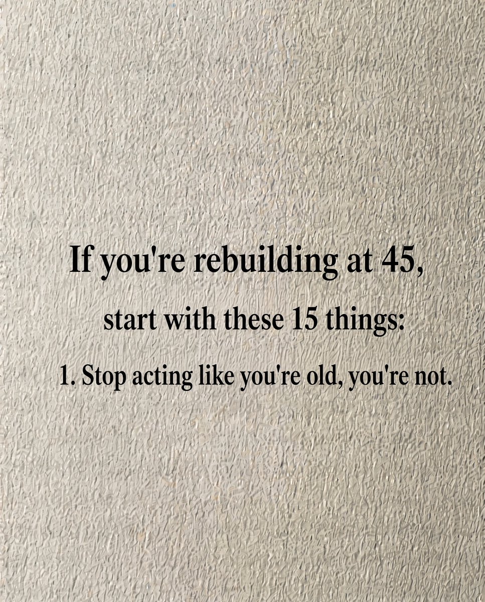 SucceededMind's tweet photo. If you're rebuilding at 45, start with these 15 things: https://t.co/yGf4BNnEOG