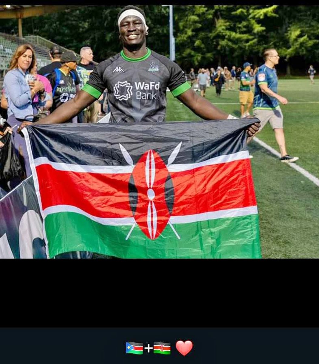 AdhieuLibby's tweet photo. South Sudan’s flag was originally a reclamation of the original flag that was used by Sudan upon its independence in 1st January 1955, which united the Sudan and the South. After the attempted coup (1970s ), the flag was modified by the Khartoum central government and incorporated an Islamic aspect into it. They removed the blue, which symbolized the Nile, which is a lifeline to the Sudanese people, and replaced it with green to symbolize their Islamic adaptation. This caused more resistant from the South for Islamization was one of the main reasons for the war that took 21 years that lead to the division of the country into two. Sudan is noted widely to have gained its independence in 1956 because shortly after its independence in 1955, there was a war that broke out and it changed the history for the country as they were placed under Turko-Egyptian. Islamization was deliberate, but it was met with strong resistance that even led to secession and brought us South Sudan, which is the youngest nation in the world (2011)
The flag that we now use was a deliberate rejection of Khartoum’s political identity. It resembles Kenya’s flag, and the debate goes that we copied it from Kenya, and this piece may be a learning opportunity that our flag predates our independence (1955), as Kenya gained its independence in 1969.
The colors used are quite intentional for the people of South Sudan.
And of course, no one owns the colors; it's the meaning that varies.

BLACK – the people of South Sudan. Sudan means black/ the land of the black people. Of course, we are highly melanated, with a few variations.
RED – Honors the bloodshed by heroes and martyrs during the struggle.
GREEN – Land, agricultural wealth, and natural progress.
WHITE – Peace and harmony.
BLUE – Waters of the Nile that give life to South Sudan.
GOLD – A pointed star that is a guide and a sign of hope and determination.
Remember the Nilotic migration into Kenya from the Nile Valley that was ages ago, before its independence. We didn't copy anyone; otherwise, most of West Africa would be screaming the same.
🇰🇪 is true to its colors, and so is 🇸🇸