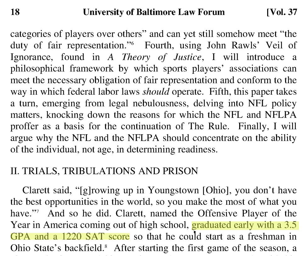 goeke02's tweet photo. @Captain_Buckeye @DavidRismi14301 @Co2dy_Foster Naw, he wouldn’t have passed academics standards during admission. A lot of people they pursued couldn’t always get in. See Demar Dorsey in 2010 (5 Star) . Clarrett couldn’t read and all his test scores were a lie that would’ve been discovered. https://t.co/XjpUfssmNW