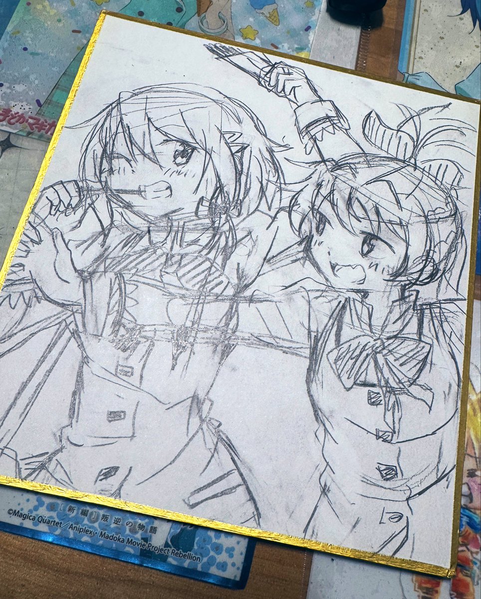 Kyousaya_mdmg's tweet photo. と…！！言うわけでえぇぇ！！
お迎えできないのなら自分で描くしかないじゃない！！！(????)という…w🍎🩵不足過ぎたのもありw意味不な思考に至ったため、今月の14日の色紙(大遅刻)は🍎🩵ですー！！！！
明日中に完成させます絶対じゃなきゃ9月の色紙じゃなくなるッッ！！！💪💪💪 https://t.co/KIsc2JKq6I