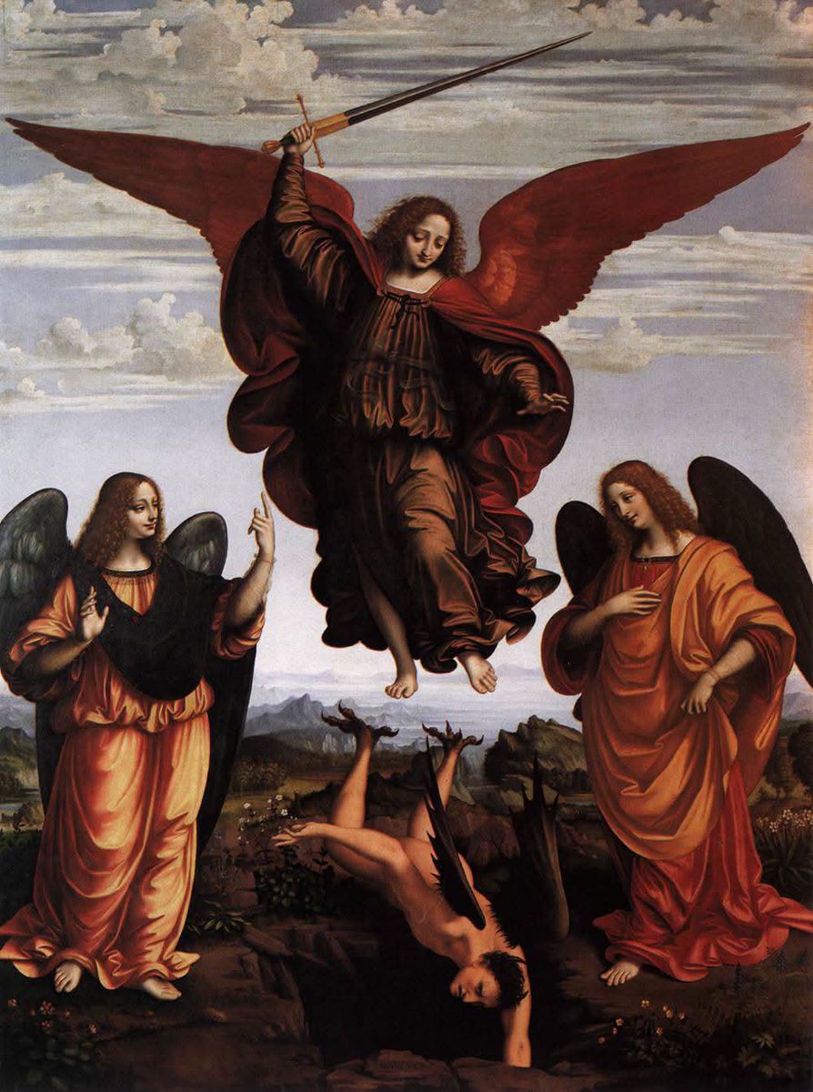 CapilladeSanN's tweet photo. 29 de Septiembre: Fiesta de los Santos Arcángeles Miguel, Gabriel y Rafael. https://t.co/c6wwQaa5jl