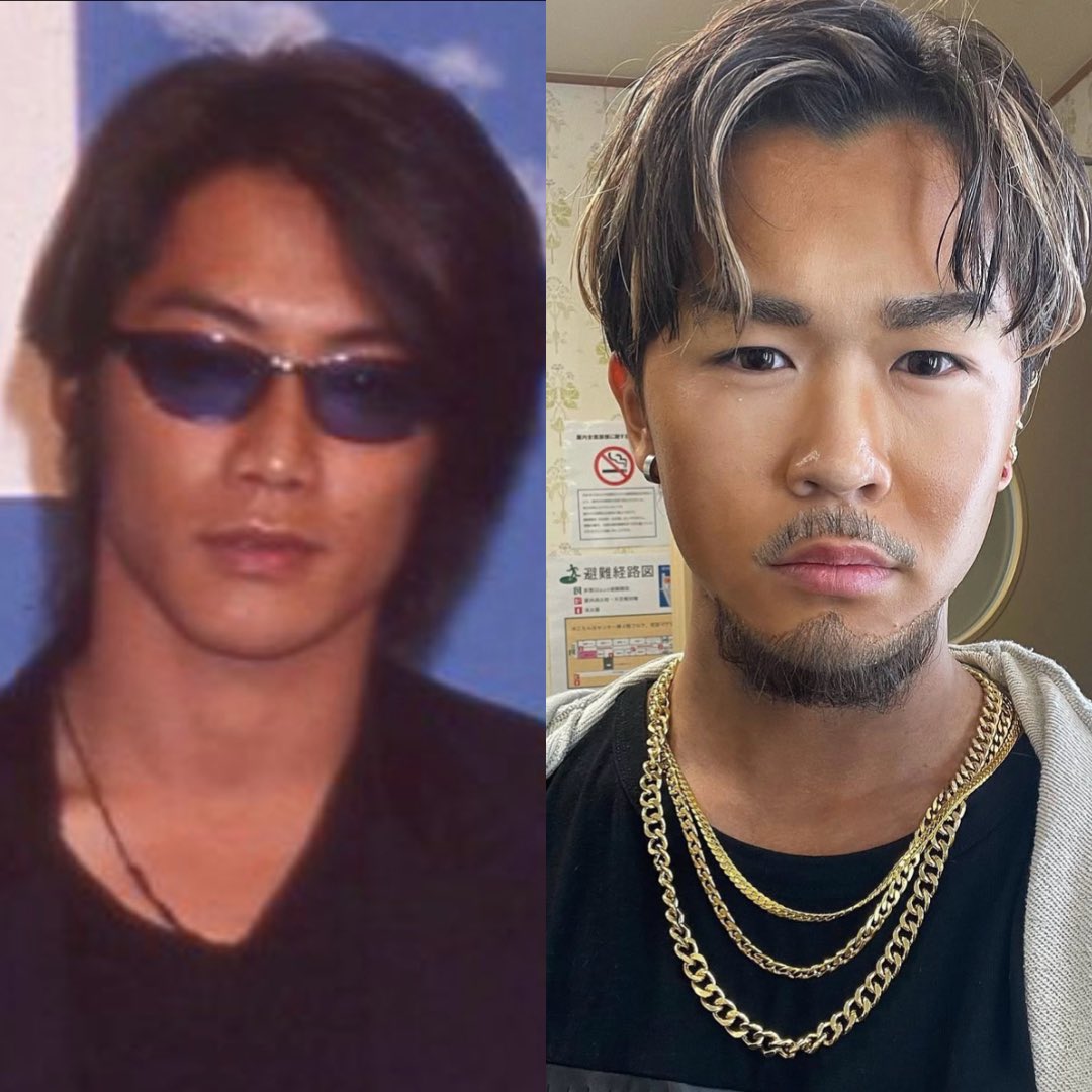 24chokemaru's tweet photo. ←反町隆史23歳
　　　　　　　　ワイルド鈴木福22歳→ https://t.co/B57JpkHzEQ