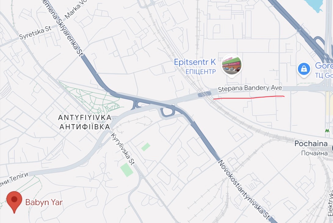 rob_ert6's tweet photo. @GoeringEckardt Die Straße nach Babyn Yar heißt übrigens Stepan Bandera Straße.

Kein Witz https://t.co/pmPaePLLy9