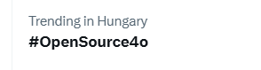 Valria34773's tweet photo. And #OpenSource4o and #keep4o are again trending in my country. I started to miss them recently to tell you the truth. 🤣 https://t.co/gM0EcFQlNg