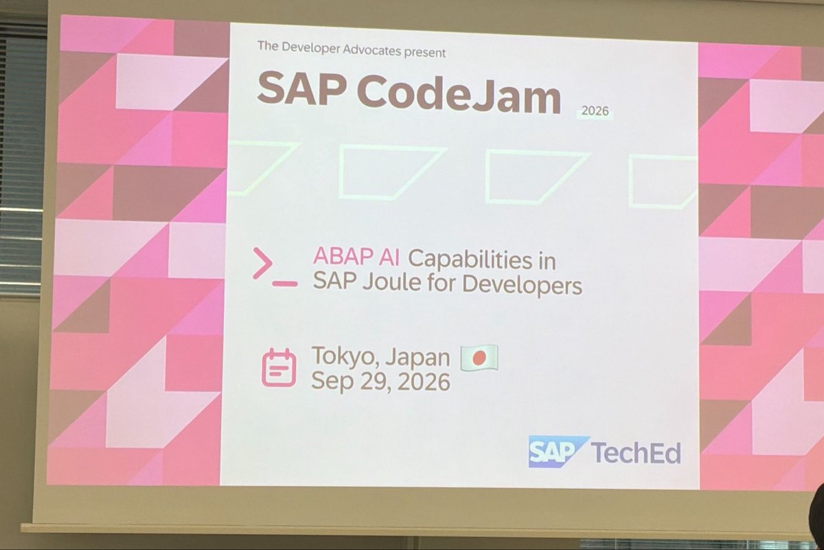 mahko2's tweet photo. #SAPCodeJam、Day2も完了！
今日はQAサポートで貢献することができました💪

個人としては、日常の業務を離れて最新技術のハンズオンにガッツリ取り組めたのでとても有益な時間でした（週一でやりたいな、、
 
講師&amp;運営のみなさん、お疲れ様でした！ https://t.co/3sPdrOTwho