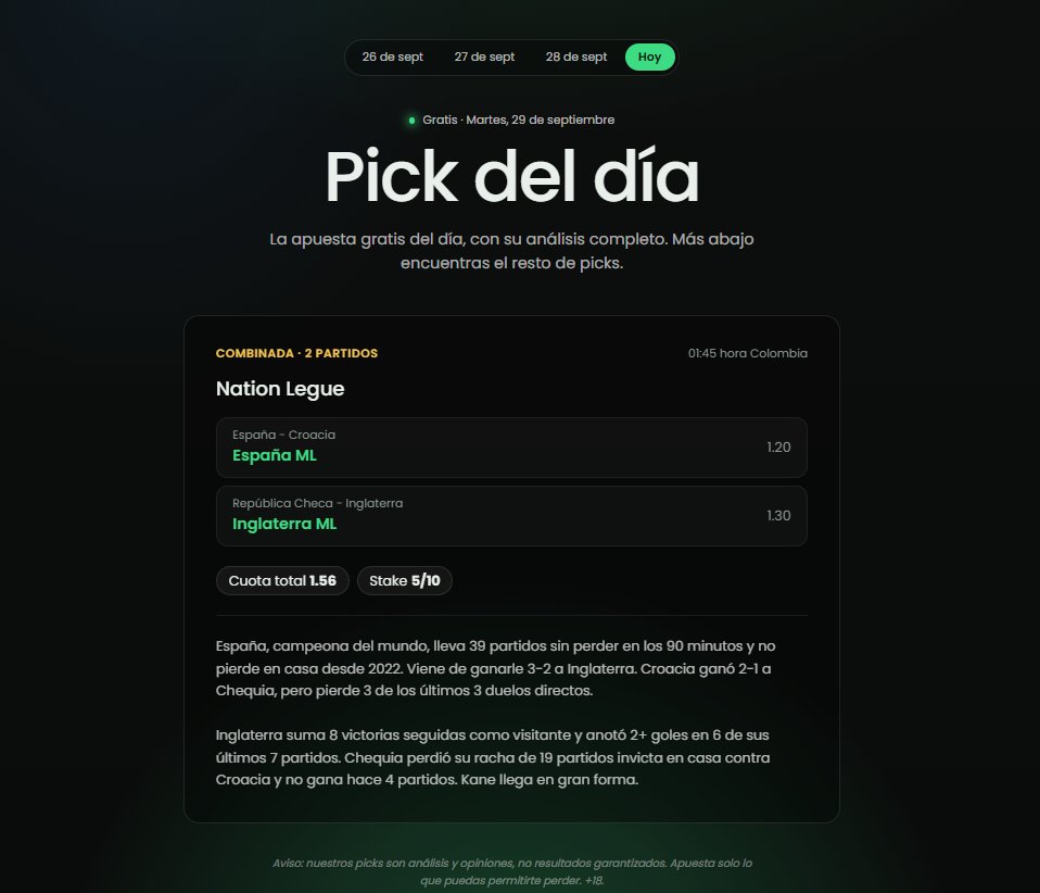 TipsterMedallo's tweet photo. Les dejo el freepick de hoy, con explicación en mi web de picks.

🇪🇺 Gana España 1.20
🇪🇺 Gana Inglaterra 1.30

Cuota 1.56 - Stake 5

Pueden ver la explicación del pronóstico aquí: 
https://t.co/QLfj4RtJcL

#apuestas #freepicks #apuestasdeportivas #futbol https://t.co/6v9ZwuAn1A