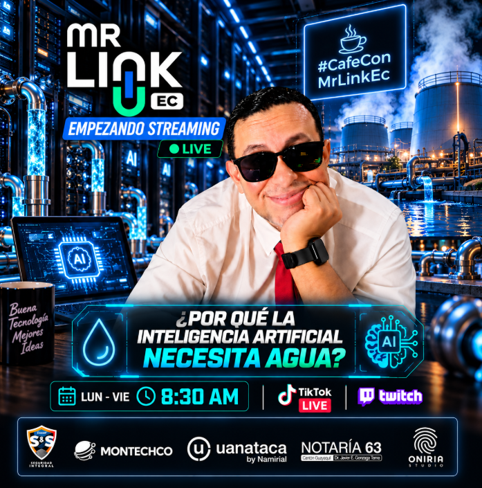 MrLinkEc's tweet photo. 🔴YA EN DIRECTO
#CAFECONMRLINKEC EL 1ER NOTICIERO DE CIBERSEGURIDAD DEL #Ecuador
https://t.co/YtpxbjkNxn
https://t.co/jnWklJ5wBe https://t.co/19Cp8SLr5A