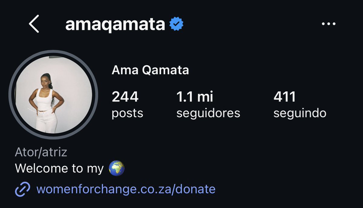 engagementbecky's tweet photo. Becky e a atriz sul-africana Ama Qamata começaram a se seguir no Instagram. Mais uma conexão especial que nasce no universo internacional da moda e do entretenimento ❤️✨

REBECCA LE DEFILE LOREAL PARIS26
#LeDefileLOrealParis2026xBecky
#beckysangels #BeckyArmstrong
#RebeccaxLOrealParis @LOrealParisTH #LeDefileLOrealParis #LOrealParisTH