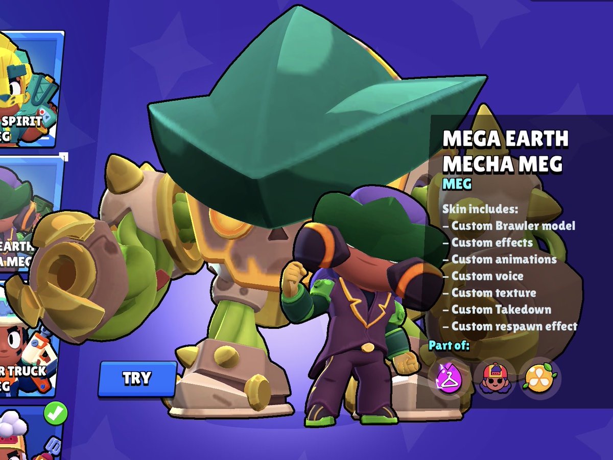 TrickzQc's tweet photo. @supercell @BrawlStars What happened with those 2 skins? They never got released im pretty sure (unless im living under a rock) https://t.co/01HphrG1yo