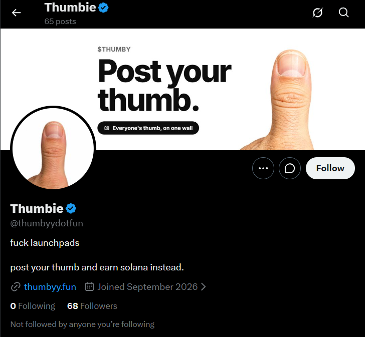 DegenCapitalLLC's tweet photo. There are over 50 mfs who have posted their thumb 

$Thumb
50k mcap

Someone with a thumb fetish is having the time of their live right now

thummB4jC8Sp36HbZsvdw2czXQDcQ3VBTMwDdLJEbuC https://t.co/wEtwriCDQ1