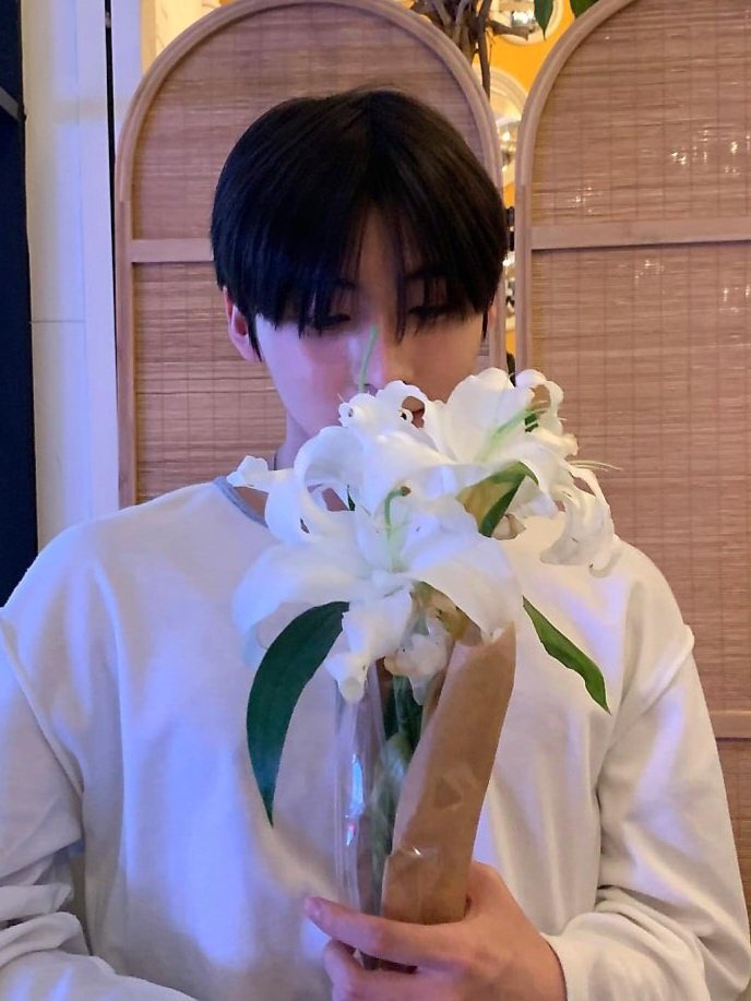 eclairswon's tweet photo. with flowers . ݁⋆💐 ݁˖ https://t.co/AfyaunNmx1