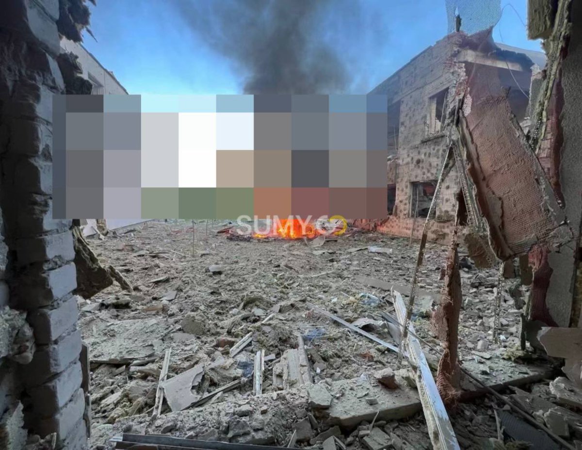 angelshalagina's tweet photo. ❗️russia just dropped a guided aerial bomb on a SCHOOL in Sumy, Ukraine.

A school.

How many schools, hospitals and homes must be destroyed before the world stops treating russian terror like another ordinary headline??! https://t.co/rH72CBQp7X