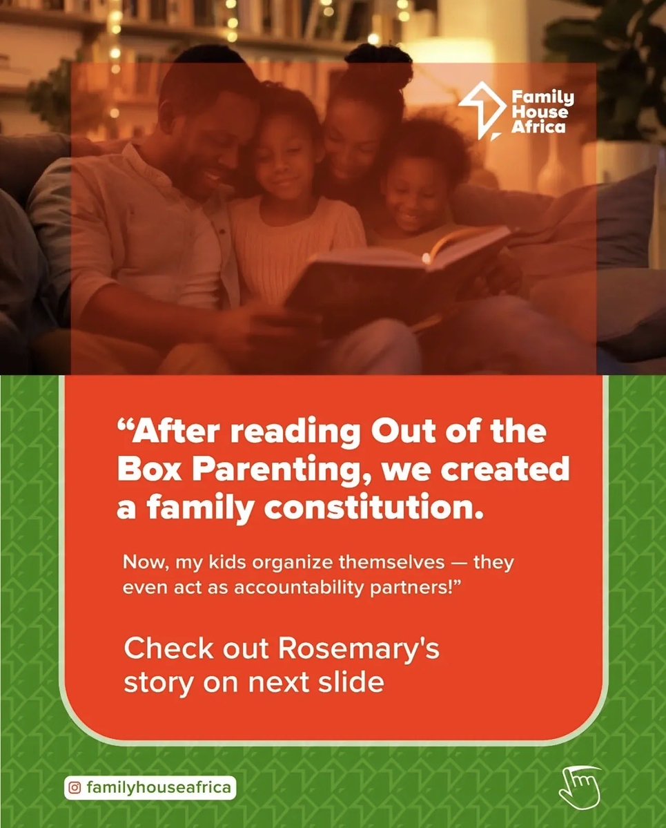 YourFamilyHouse's tweet photo. "Why didn't anyone give us a manual?" Every parent asks it.

Out of the Box Parenting by Praise Fowowe is that manual, a transformational guide to break inherited patterns and raise children with clarity.

Get your copy: https://t.co/uxJIWndPco
 #IntentionalParenting https://t.co/KQjGFiTFji