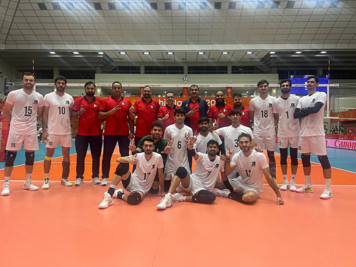 faizanlakhani's tweet photo. Pakistan vs India in the Asian Games volleyball quarter-final!

Pakistan will face arch-rivals India on October 1, with the match starting at 6:00am Pakistan time.

Pakistan are ranked 39th in the world, 10 places above 49th-ranked India. https://t.co/wHFLUcjH6y
