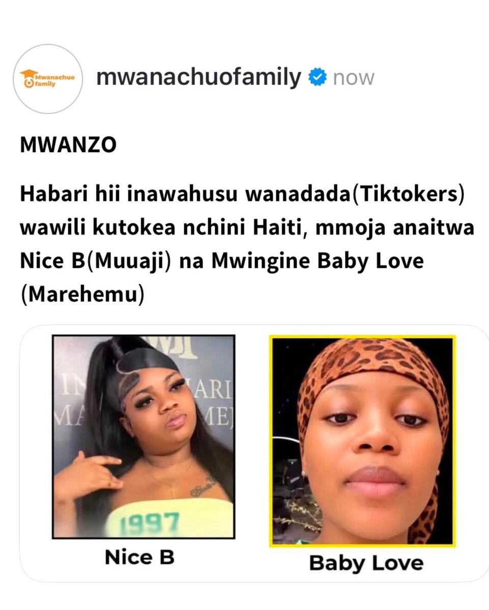 zed_officially's tweet photo. Nimekutana na story ya mwanadada wakielezea kisa cha kifo chake cha kutisha pale IG nimekuwekea thread 🧵 nzima kwa mlio kuwa mnauliza chanzo cha kifo chake https://t.co/NQK5ItzIFy