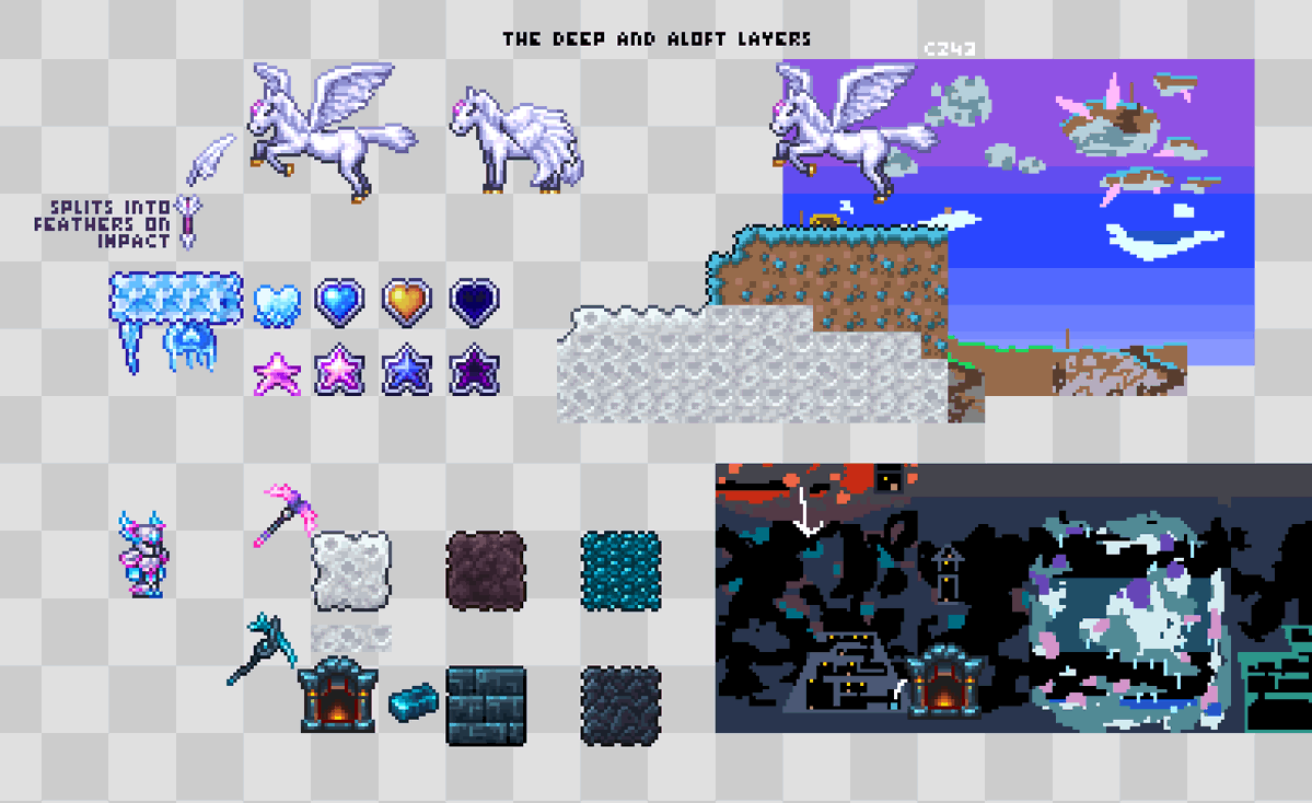 czfortythree's tweet photo. A few of my fan ideas for a post moonlord in terraria
#pixelart #terraria https://t.co/3VDULAzNVs