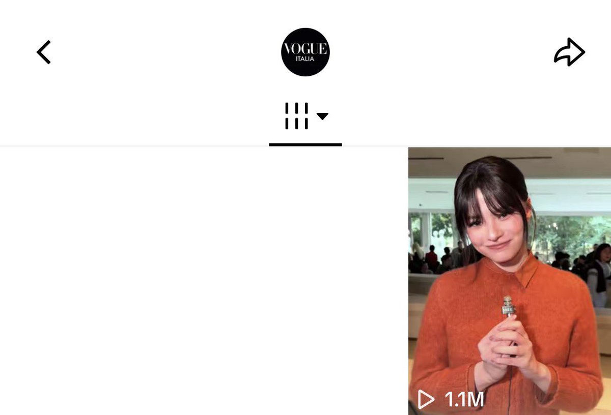 becky_data's tweet photo. Already 1M views for Becky’s interview with Vogue Italia on TikTok

Good job angels, Let’s keep it going! 👏✨

#BeckyxTodsSS27 #TodsSS27 #TODS
#beckysangels #BeckyArmstrong‌ https://t.co/O53EDJmpgv