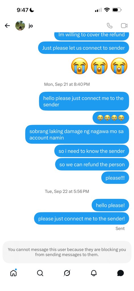 yuwinterbuys's tweet photo. DI KITA TITIGILAN HANGGANG MAMATAY KANG HAYP KA!! 

WAG KAYO MAGPAPASABUY SA HAYOP NA TO! SCAMMER TO! 

3 USERNAME IN A WEEK KA DYAN?

/mickbrid
/sorelleli_
NOW @/sorieli_ https://t.co/LkOeEAU9Xg