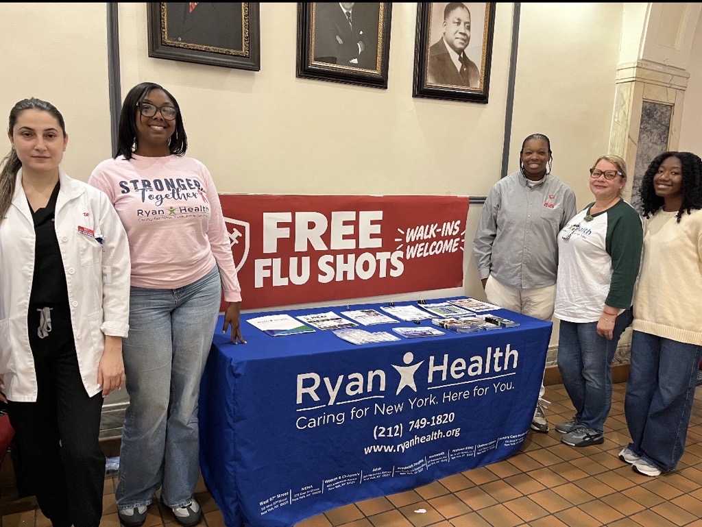 RyanHealthNYC's tweet photo. This past Sunday, Ryan Health joined @Walgreens and Canaan Baptist Church of Christ in Harlem for a community vaccine clinic, supporting older adults and neighbors. Ryan Health highlighted its services and resources. ๐
#RyanHealth #CaringforNewYork https://t.co/JJit9ddcOV