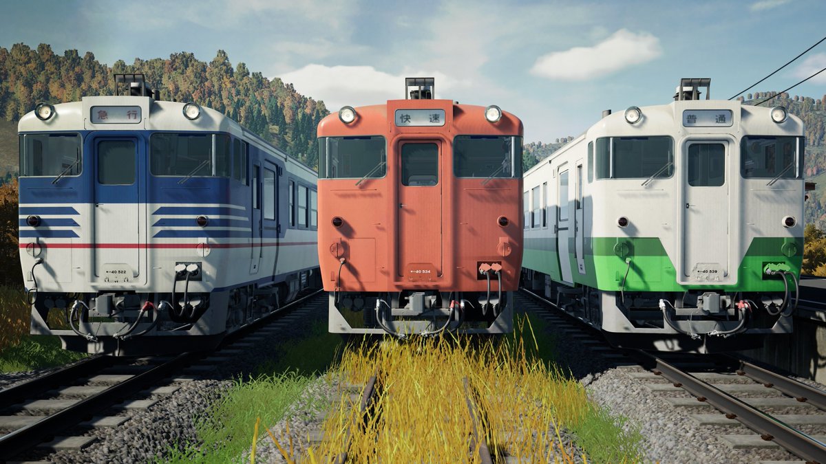 kennkyuusya's tweet photo. #TrainSimWorld7
#TSW7
待望の只見線がきたー😆 https://t.co/Q6ZSlLVEkN