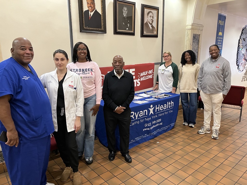 RyanHealthNYC's tweet photo. This past Sunday, Ryan Health joined @Walgreens and Canaan Baptist Church of Christ in Harlem for a community vaccine clinic, supporting older adults and neighbors. Ryan Health highlighted its services and resources. ๐
#RyanHealth #CaringforNewYork https://t.co/JJit9ddcOV