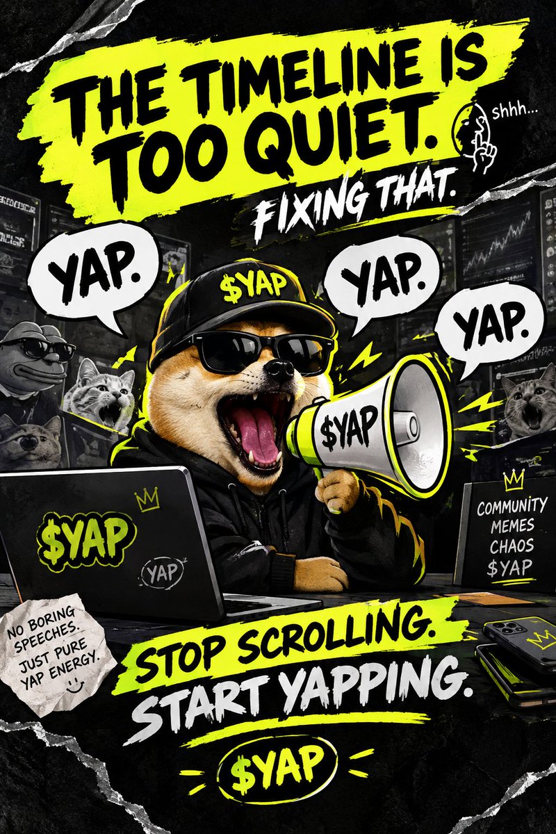 olemancis's tweet photo. Im joining the @useyapdotfun leaderboard for solana:jLz71QZfjnZZMLjUaCBw7KmUyftkkNq8NkWi2u9dyap

CA - jLz71QZfjnZZMLjUaCBw7KmUyftkkNq8NkWi2u9dyap

Verify code - YAPXSLAC https://t.co/JzU8KKNymn