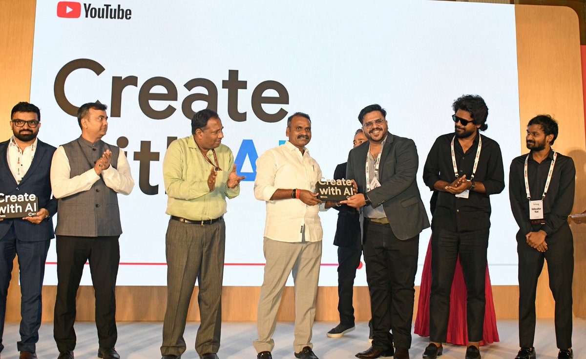 DrLMurugan's tweet photo. India is not merely a nation of more than a billion people; we are a nation of more than a billion stories, ideas and aspirations.

Delighted to deliver the keynote address at the #YouTubeImpactSummit 2026.

YouTube’s contribution of over ₹18,000 crore to India’s GDP and support for more than 9.6 lakh jobs reflects the immense potential of our creative economy.

Our Orange Economy is shaping India’s future, empowering creators, generating opportunities and taking India’s stories to the world under the visionary leadership of Hon’ble Prime Minister Shri @narendramodi Ji.