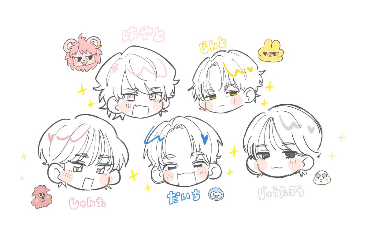kakukani_2's tweet photo. M!LK㌠描き分け🥛 https://t.co/2PPLlofpa3