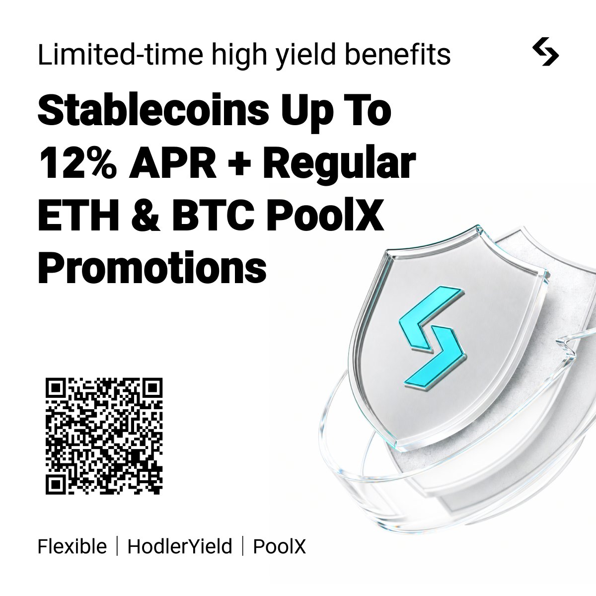 bitget's tweet photo. We sincerely thank our global community for your patience, understanding, and continued support.

To show our appreciation, Bitget is launching limited-time high-yield opportunities for stablecoins, with up to 12% APR.

We're also introducing a special BTC and ETH PoolX campaign. Eligible users can lock BTC to share in a 100,000 BGB reward pool or lock ETH to share in a 500,000 USDT airdrop.