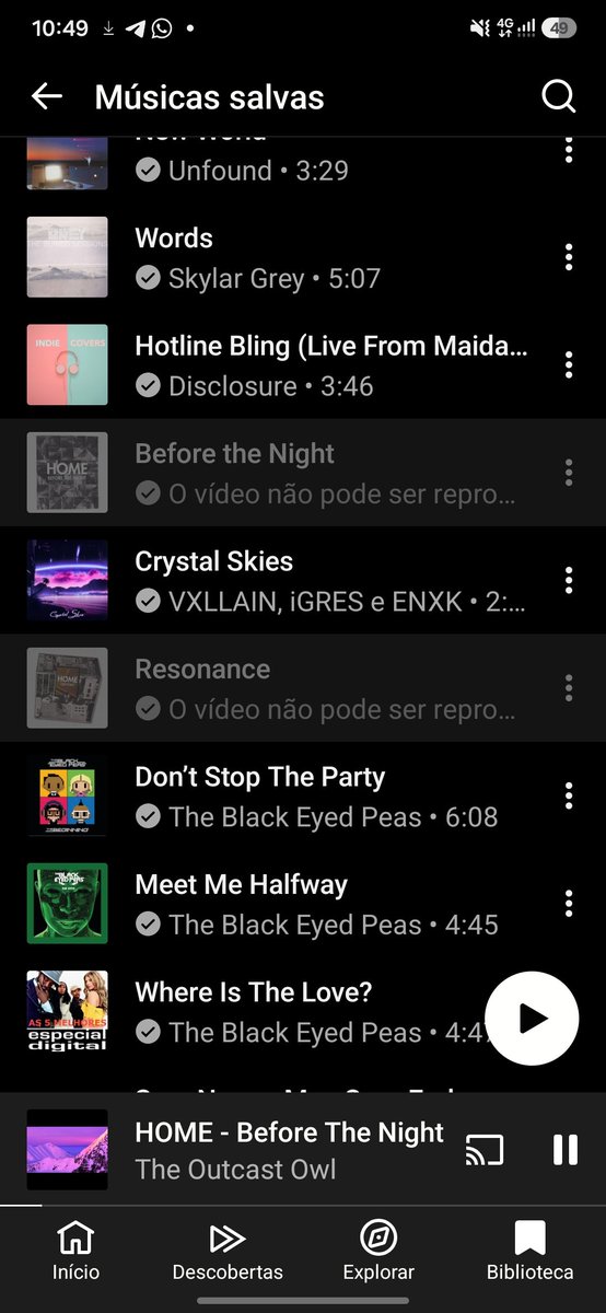 sandroj100's tweet photo. Uma raiva que eu tenho do @youtubemusic . DO NADA MINHAS MUSICAS SAO EXCLUIDAS. E algumas eu nem consigo recuperar. Ai quando eu percebo que estou a muito tempo sem escutar uma musica que gosto muito tenho que investigar... https://t.co/tlaOXEYjiw