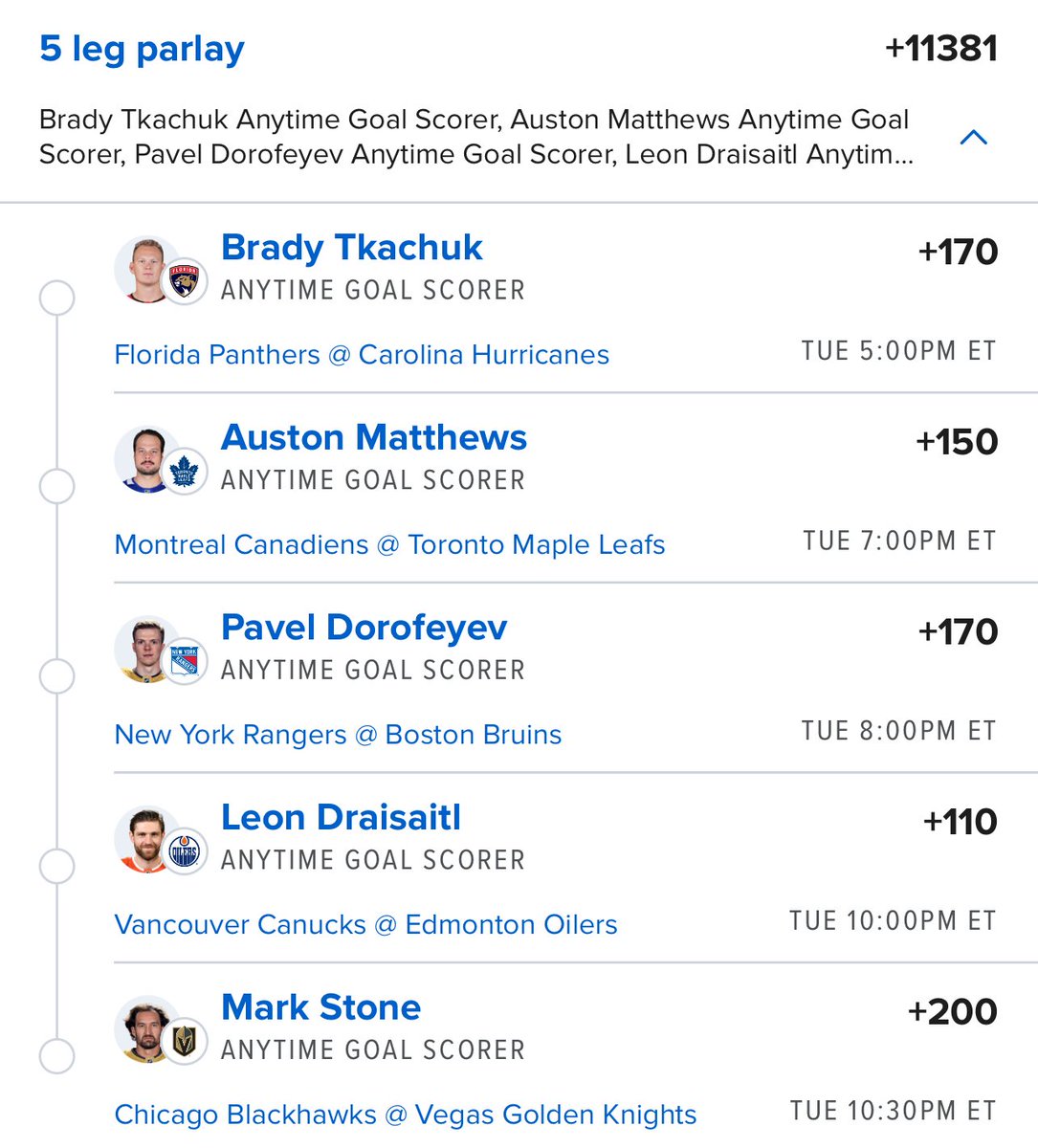 ParlayScience's tweet photo. 🏒 NHL IS BACK

@fourfigureplays came out firing and cooked the first 💣 of the season.

TAIL IT ⬇️

https://t.co/dHEEF4MtUV https://t.co/G3aftAw46M