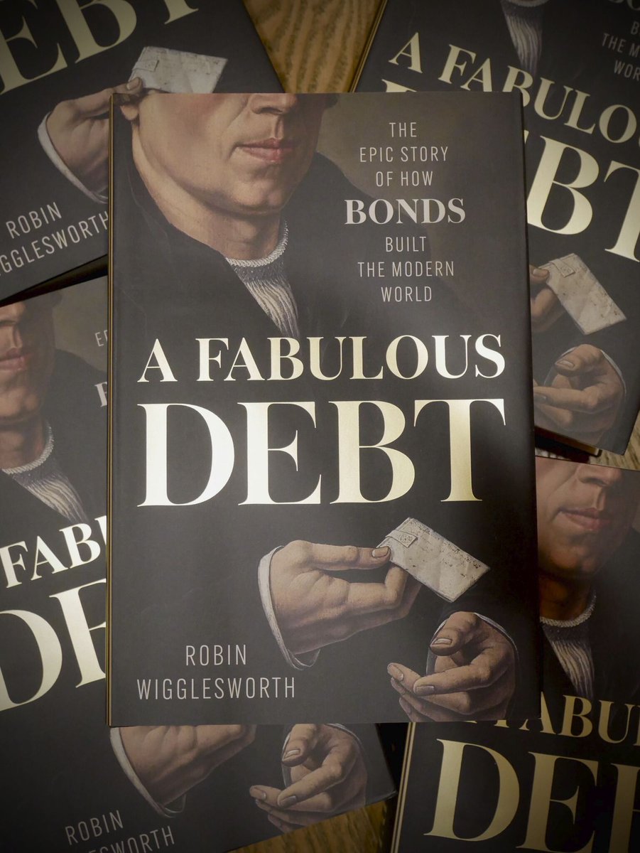 RobinWigg's tweet photo. 🎇 Happy US publication day to A FABULOUS DEBT! 🎇 

The working title of the book was The Greatest Show on Earth: An Affectionate Biography of the Bond Market, which probably sums up my feelings about the subject. https://t.co/2uwLPkNdA7