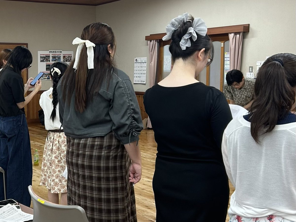 Chorocanfora's tweet photo. 今日は赤松公民館で練習を行いました！
発表会でよい演奏をお届けできるように頑張っています🔥
コーロ・カンフォーラは絶賛成長中ですので応援よろしくお願いします👍 https://t.co/kcMVpnTu6H