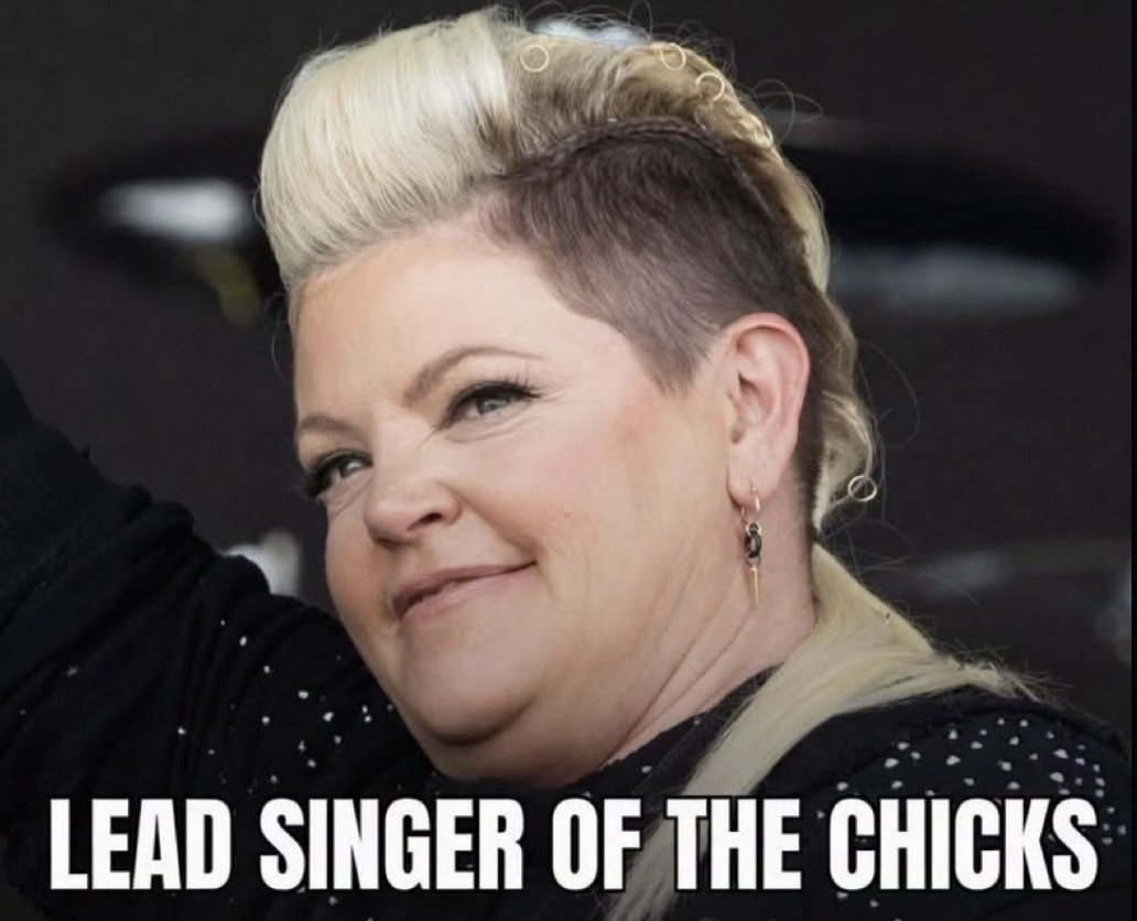 GioBruno1600's tweet photo. Natalie Maines of the Dixie Chicks recently insulted President Trump's looks and physical appearance. https://t.co/urp01jdiFo