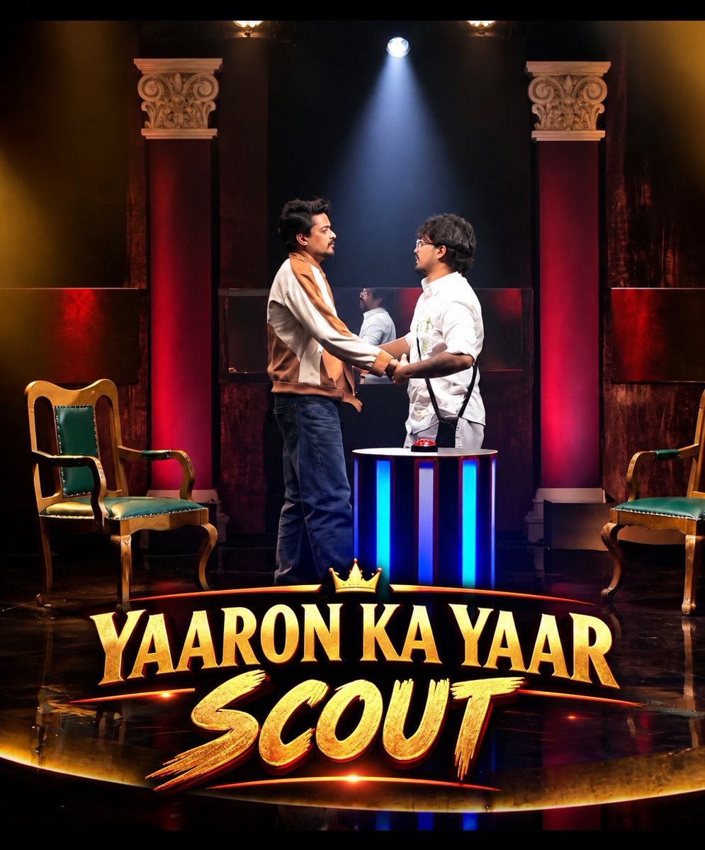 krahul_023's tweet photo. Tagline Reveal !!
YAARON KA YAAR SCOUT https://t.co/8yx40Y2OWT
