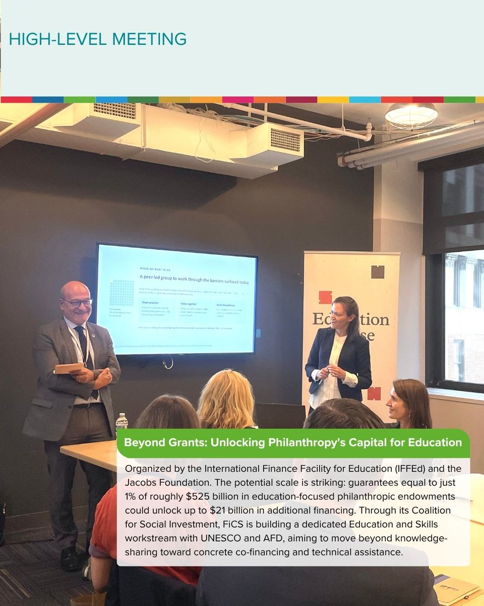 FinanceInCommon's tweet photo. During #UNGA81 and #NYCClimateWeek, FiCS Chairman @RiouxRemy  took part in a series of high-level events and bilateral meetings, engaging with UN institutions, governments, philanthropic organizations, and development finance institutions to advance the FiCS agenda and deepen cooperation around sustainable development and climate finance.
 
Across key high-level events, from Just Energy Transition financing with UN Capital Development Fund (@UNCDF ) to high-level climate finance dialogues on the road to @turkiyecop31, FiCS highlighted the role of Public Development Banks in turning country priorities into investment pipelines, mobilizing domestic and catalytic capital, and connecting public and private finance. 
 
Alongside these events, bilateral meetings provided an opportunity to translate discussions into concrete work programs:

- Innovative Capital & City Financing: Joining Prime Minister Tshering Tobgay of Bhutan to discuss the Gelephu Mindfulness City (GMC), with the FiCS Lab Incubator supporting the Bank of Bhutan and Bhutan Climate Fund in structuring a carbon-linked bond.
- Operational Inclusion & Blended Finance: Confirming a joint workplan with Pradeep Kurukulasuriya (@UNCDF) to expand PDB-originated blended finance.
- COP Priorities & Country Platforms: Aligning with Marcos Neto (@UNDP ) to mobilize National Development Banks toward UNFCCC COP priorities, including COP31, and country platforms leveraging the Global Financing Playbook.
- UN System Anchoring: Strategic exchanges with Navid Hanif (@UNDESA ) to strengthen the interface between Public Development Banks and the United Nations system.
- Philanthropic Synergies: Exploring joint initiatives with Brian San (Institute of Philantropy) and Kalpana Kochhar (@gatesfoundation) to scale investments in health, education, and climate-resilient agriculture via the Agri-PDB platform.
 
The Path to Bangkok 2027 📍
 
These outcomes directly set the stage for the Finance in Common Summit 2027 (31 March – 2 April 2027) at @UNESCAP  in Bangkok. Co-hosted with the @ADB_HQ (ADB), our first summit in Asia will anchor Asia-Pacific priorities and UN multilateral alignment at the core of the international development finance agenda.

#FiCS #UNGA81 #NYCClimateWeek #COP31 #PublicDevelopmentBanks #SustainableFinance #BlendedFinance #SDGs