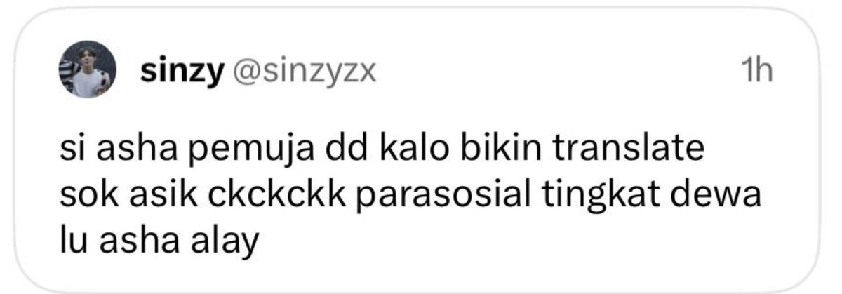 Ingsia404's tweet photo. @sinzyzx @sosothedice perkara dd aja sampe bikin problem dimana2, gegera lu nih akun close emng suami istri lu bedua https://t.co/pU4xx95BDW