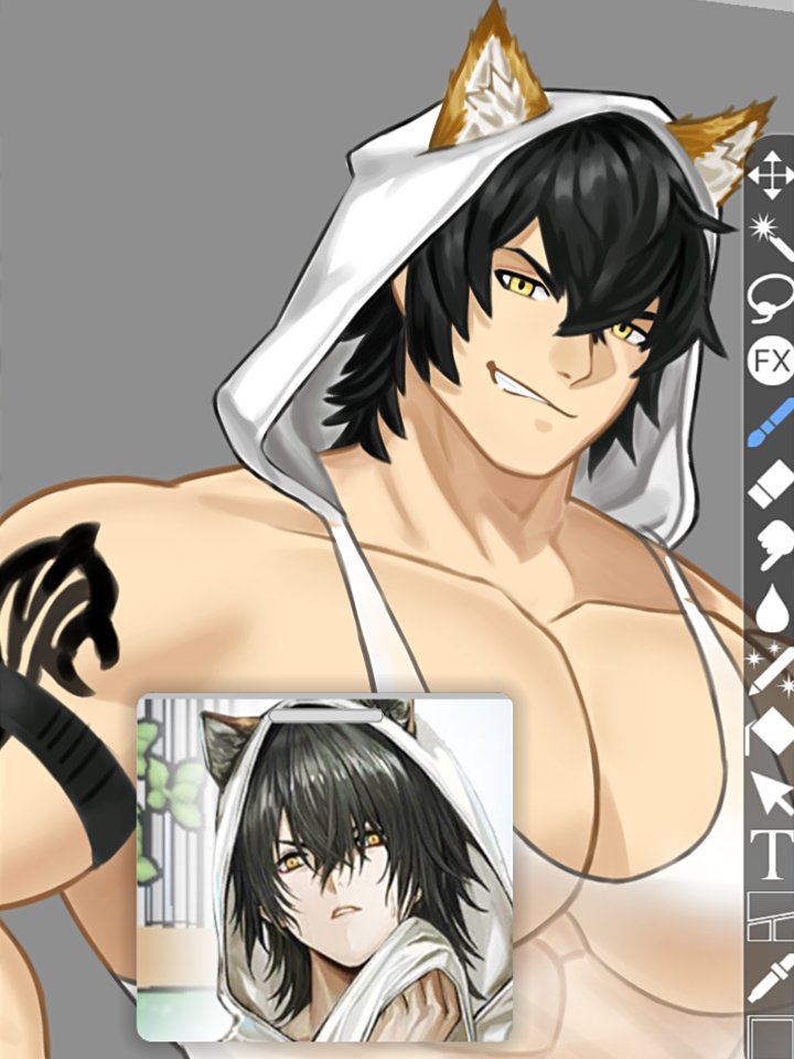 Pynter9art's tweet photo. Comms wip of broca hehe

#broca #arknights #anime https://t.co/1j30UiH7UM
