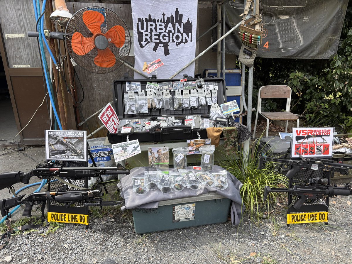 Urban_Region's tweet photo. 明日のコンバットゾーン京都さんは平日定例会！！
岐阜のBad Companyさんが遊びにきまーす！！😊

URBAN REGIONも出店させていただくことになりましたー！！

https://t.co/CKGVt10pkP https://t.co/YzPa3U8BHY