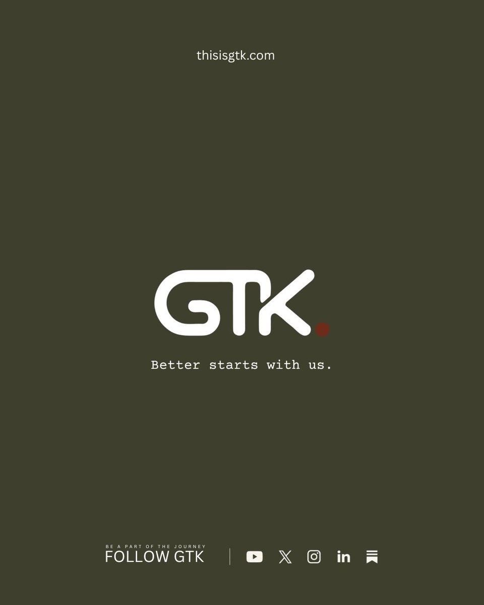 ThisisGTK's tweet photo. Cities are shaped by what we notice, what we question, and what we choose to care about.

Presenting GTK Originals: GTK is here to get to know the people, culture and stories that make our cities what they are.

Because better starts with us.

Get to know. Follow for more.

https://t.co/zaFaRSFGpg