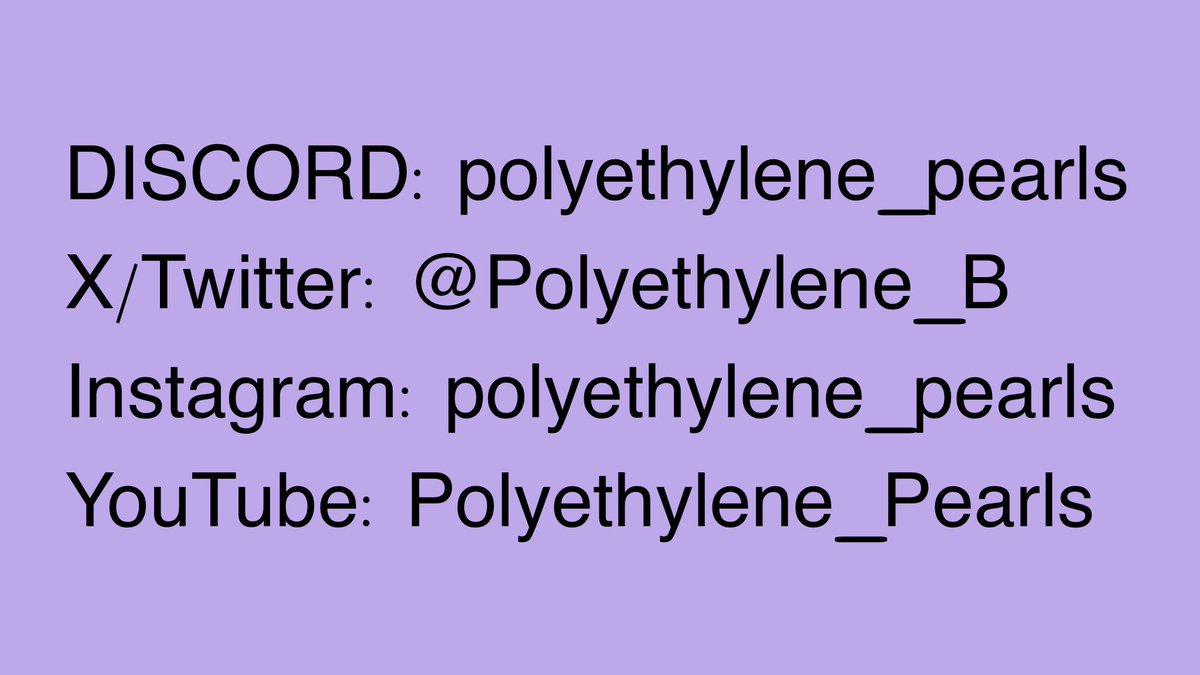 Polyethylene_B's tweet photo. BLEEEHHHHH

never put my other socials on here, so here it is ig https://t.co/Bg5vrtE7jo