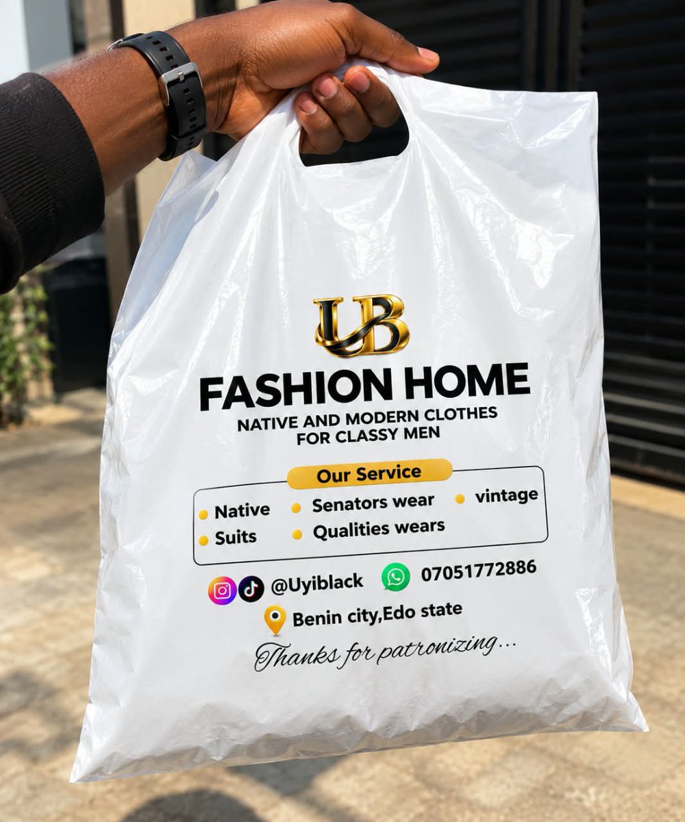 Paulken_edit01's tweet photo. We designed &amp; printed this nylon for a fashion brand. 👕
Clean. Classy. Premium.
 Your packaging speaks before your product does.
Paulken digital got you covered 
 Let's brand yours right.
DM to order https://t.co/NYnrQI3Grq
#PaulkenDigital #PackagingNG #NylonPrinting #Branding https://t.co/b1ckYVaIWb