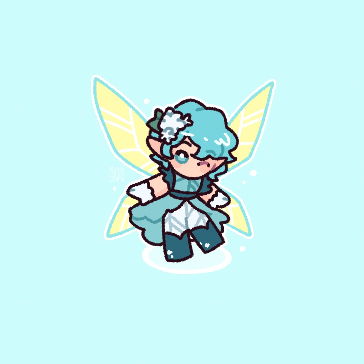 MillaStaria's tweet photo. today's mini fella is fairy scott! 🌨️✨

#FairySMP #smajorfanart #minifellas #art https://t.co/1MmS95YojE