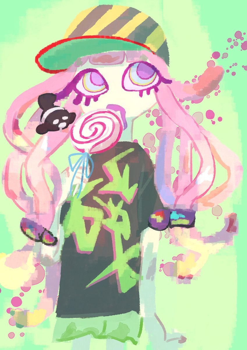 harutamago427's tweet photo. 🍭とパル子
＃splatbands https://t.co/4UXiGGpqSY