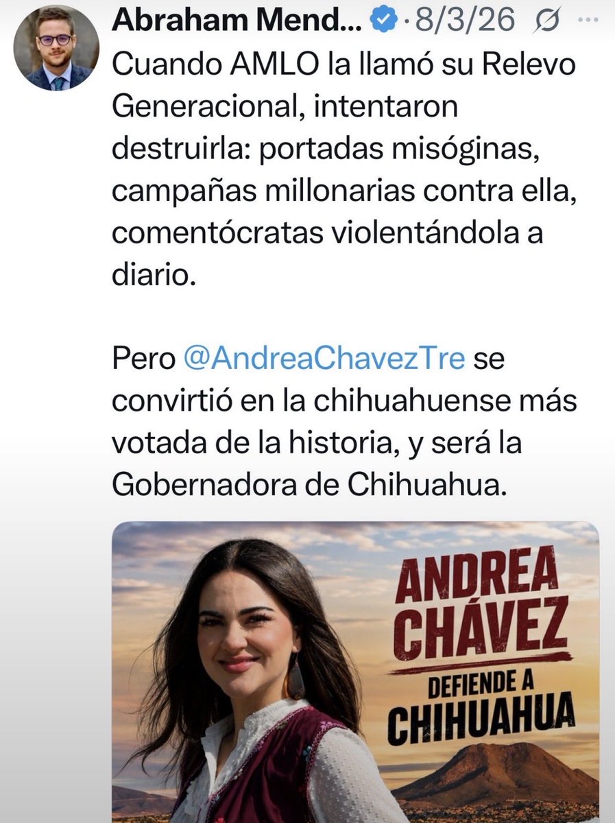 OSWALDORIOSM's tweet photo. La candidatura a gobernadora de @AndreaChavezTre fue tan “real” como su “noviazgo” con el etarra @abrahamendieta. 🤪

¡Qué 🐶 🐻 ! https://t.co/F0TwoAxCY4