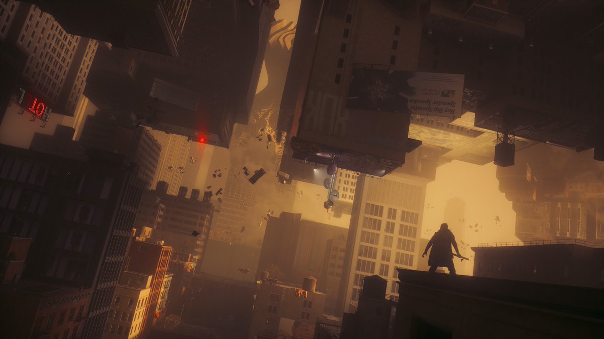 PlayStation_BR's tweet photo. Control Resonant imagina uma Manhattan distorcida por forças sobrenaturais. 

A Remedy fala mais sobre o design do jogo: https://t.co/lE1V6ryPJ3 https://t.co/nyeXZhZAV0