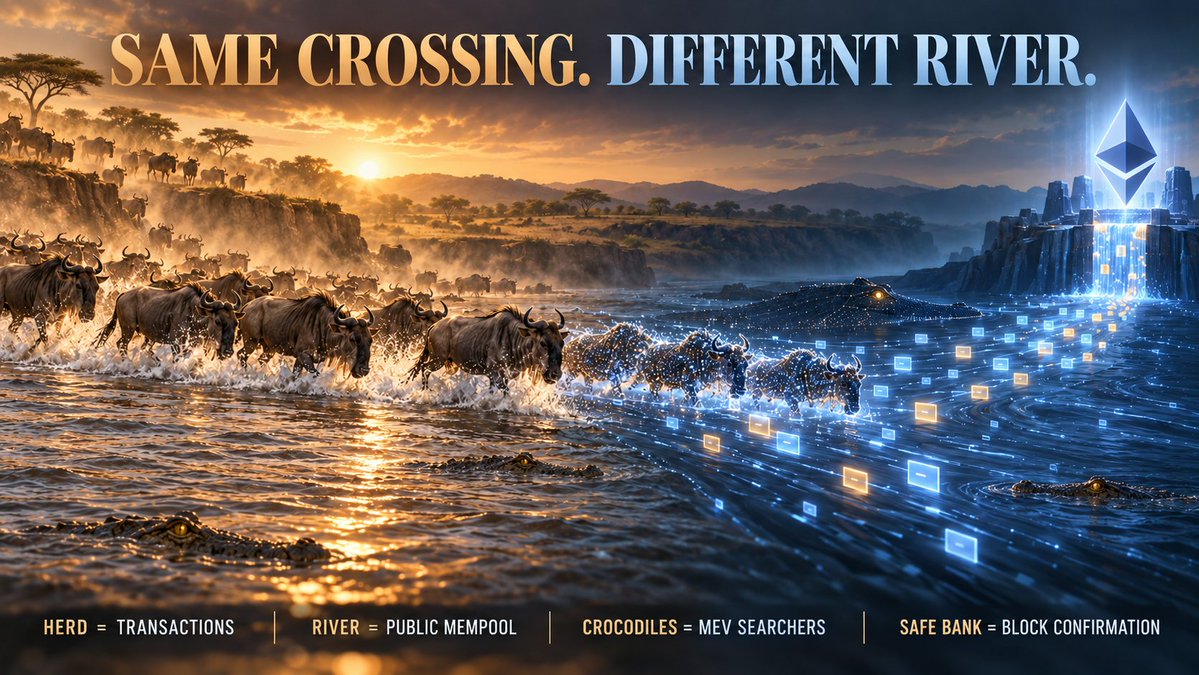 WildebeestArmy's tweet photo. Same crossing. Different river. https://t.co/QRWKZiGgVn