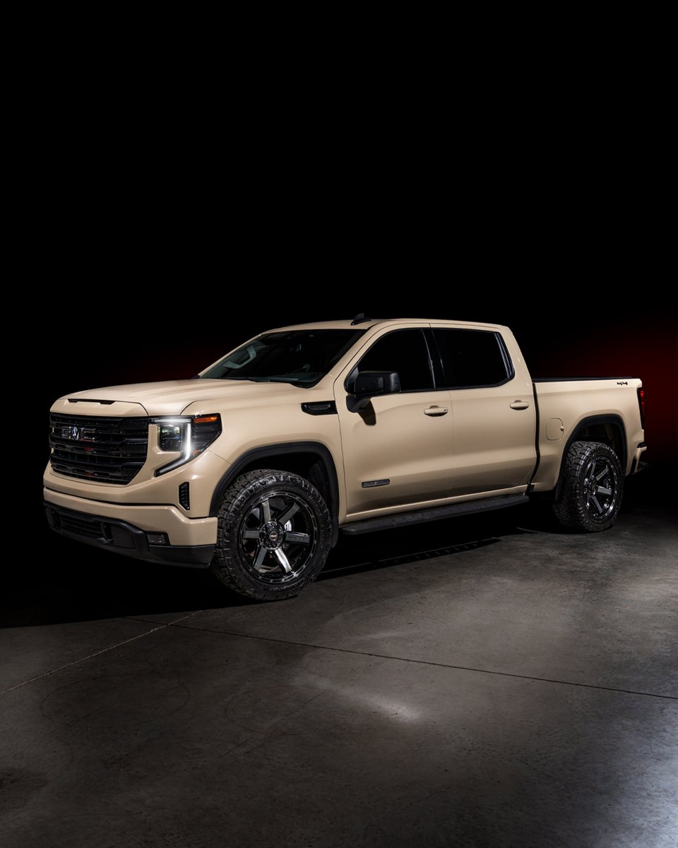 4PlayWheels's tweet photo. Clean, bold, and built to stand out.

22x10 4PLAY® Wheels 4P63 paired with 33x12.5x22 @nittotire on this GMC Sierra Elevation

#4PLAYWheels #GMCSierra #ChevySilverado #AT4 #ChevyTrucks https://t.co/kQhyj8OK6X