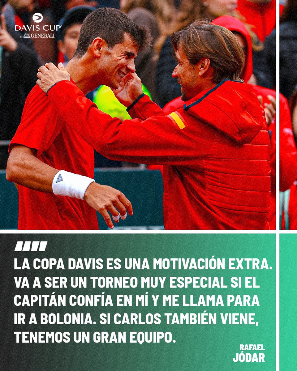 CopaDavis's tweet photo. Rafa Jódar lo tiene claro 🧠🔥🇪🇸

#CopaDavis https://t.co/FH0EX4Iopo